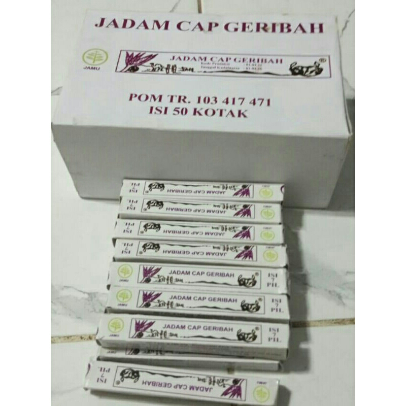 

( Ready ) jadam isi 7 butir cap geribah