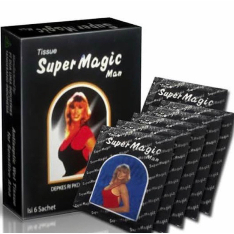 Tisu magic power black