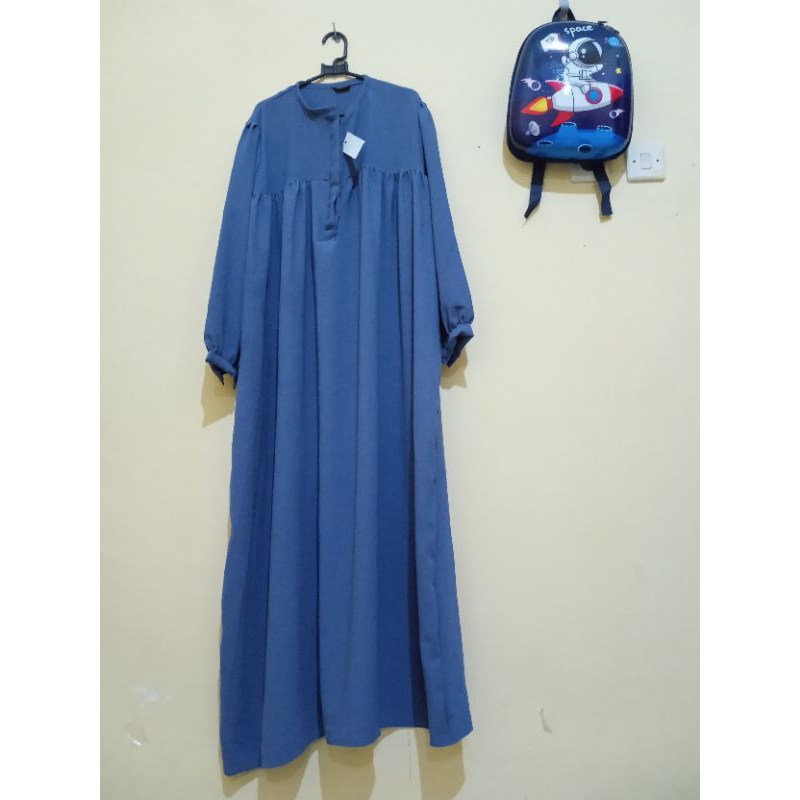 Gamis Crincle Polos/Gamis Crincle Tebal/Gamis Polos/Gamis Crincle Mayung
