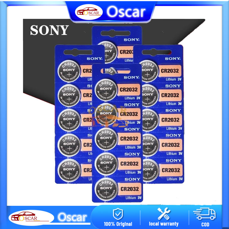 Batere baterai sony  original CR2025 CR2016 CR 2032 kancing bulat bentuk koin