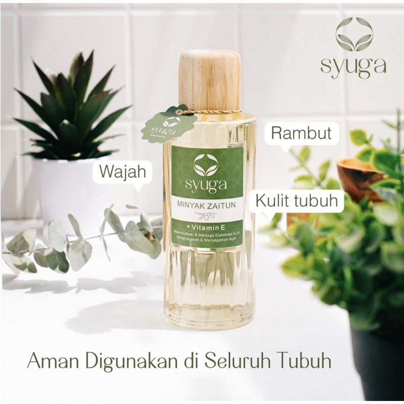 [BPOM] Syuga Minyak Zaitun / Sabun / Lulur Zaitun BPOM Original 250 mL / 150 mL / Melembabkan Kulit 
