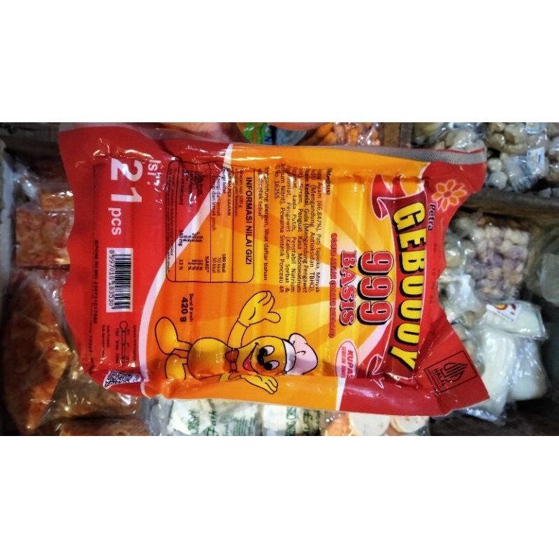 

basis gebooy 999 isi 21 pcs