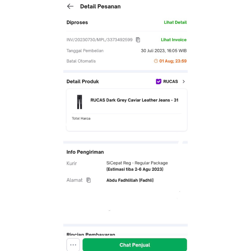 Rucas Season 12 Dark Grey Cavier Leather Jeans