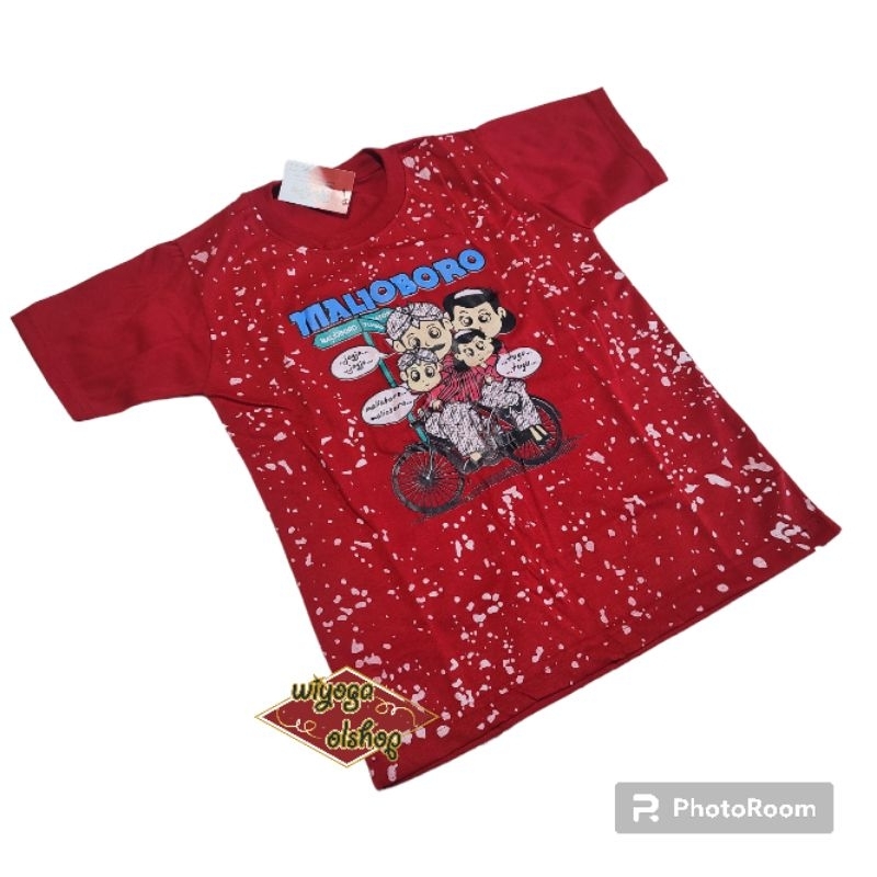 Kaos anak jogja / kaos jogja /kaos anak / kaos anak laki- laki perempuan khas jogja / kaos anak dist