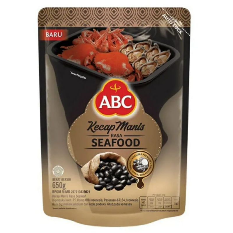 

kecap manis seafood dan daging asap refill abc