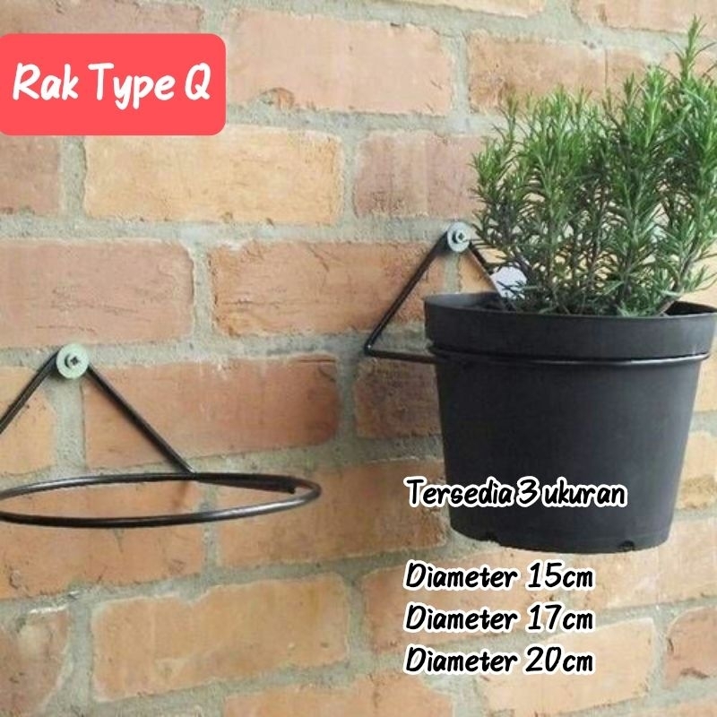 Rak bunga besi type Q