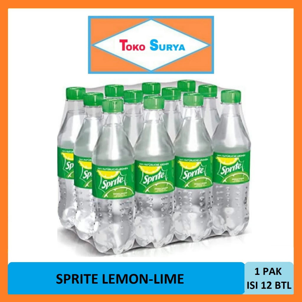 

Sprite Minurman Berkarbonasi Rasa Lemon Dan Jeruk Nipis Per Lusin 12 Botol x 390 Ml