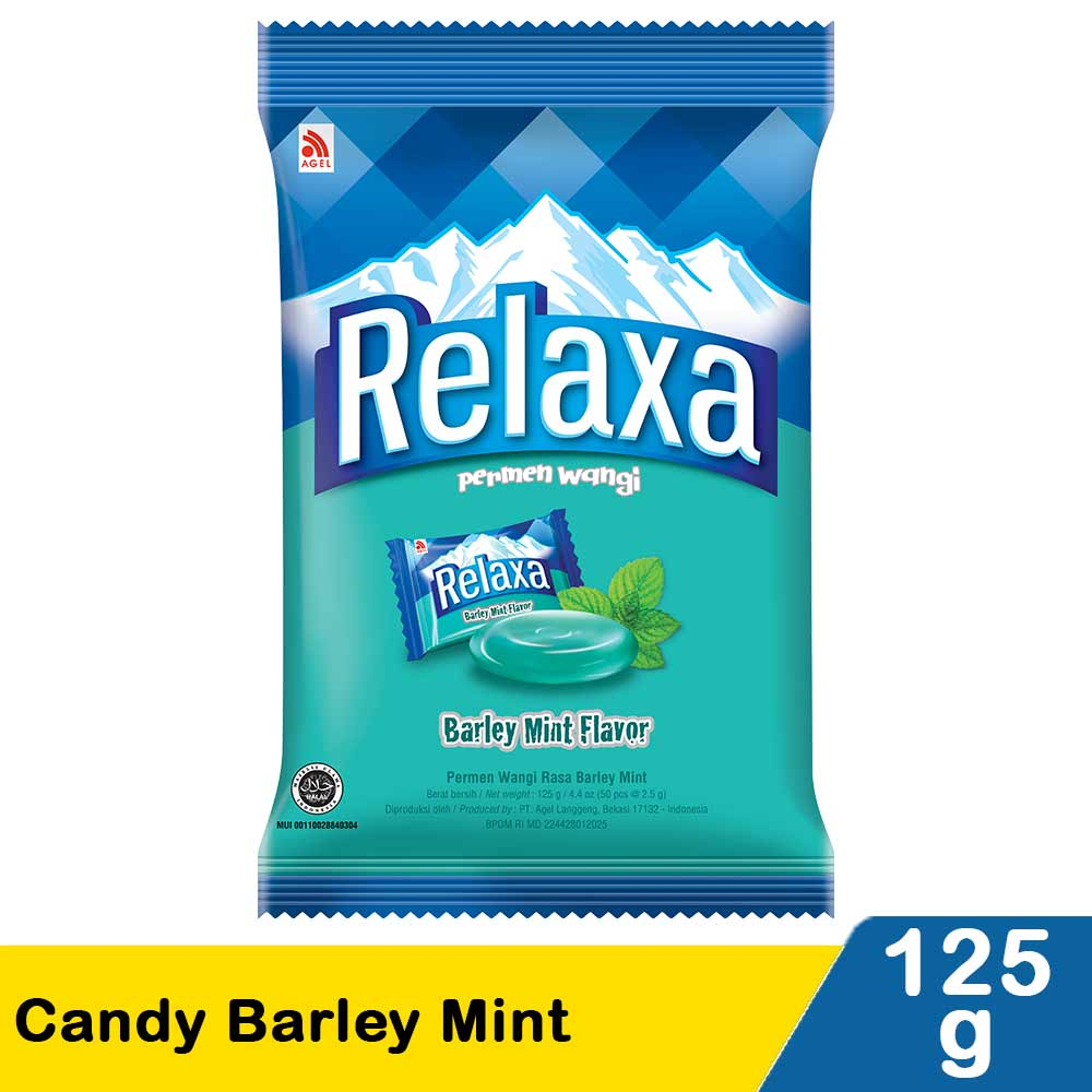 

RELAXA PERMEN WANGI BARLEY MINT FLAVOR 125GR isi 50 butir