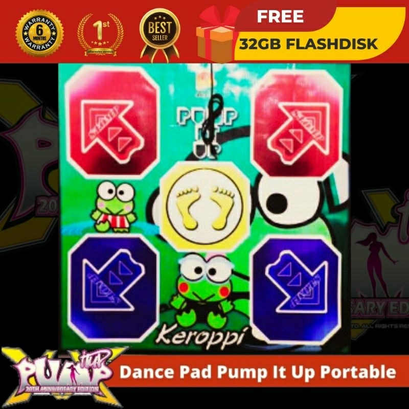 Dance Pad Pump It Up / Karpet PIU Tema Keropi