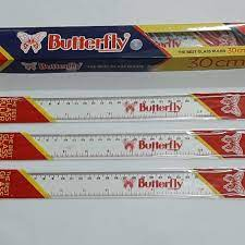 

PENGGARIS 30 CM BUTTERFLY ( 1 PCS )