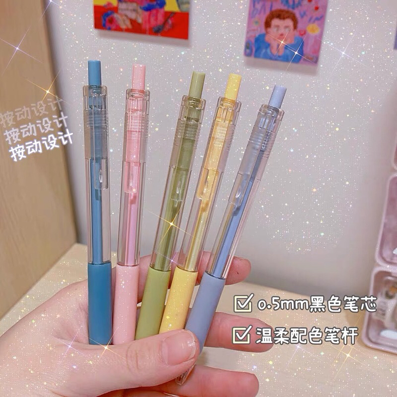 

READY STOCK BISA COD - 1 BUAH PULPEN CETEK MEKANIK TINTA GEL HITAM VIRAL WARNA TRANSPARAN RETRACABLE AESTHETIC GAYA REMAJA CEWEK KOREA KPOP FANCY ELEGAN ALAT TULIS SEKOLAH UNIK PEN KANTOR ELEGAN MURAH BERKUALITAS IMPOR JURNAL SCRAPBOOK DIARY LUCU REFILL