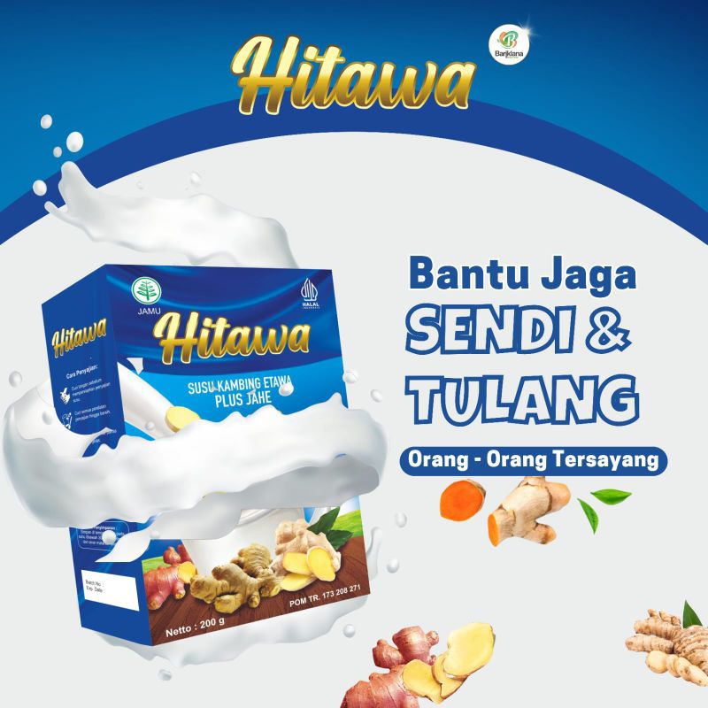 

HITAWA susu etawa plus jahe atasi nyeri sendi dan asm urat.