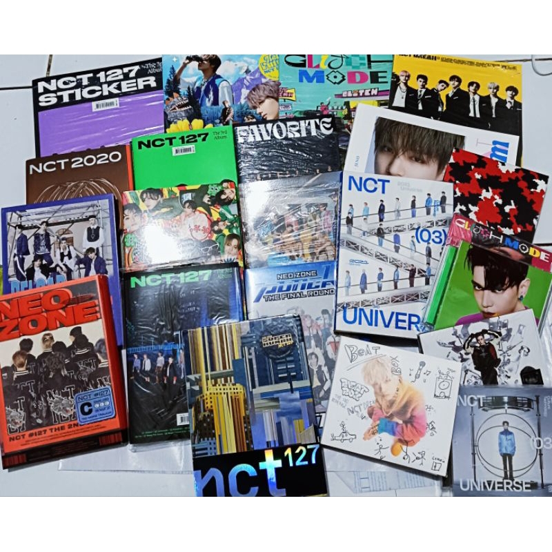 [OFFICIAL]  GLITCH MODE ALBUM ONLY PC JAEMIN UNIVERSE AlBUM ALBUM STICKER NCT127 UNSEALED/SEALED SEO