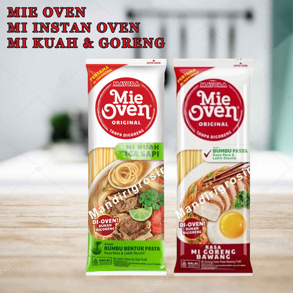

Mie Oven Original * Mayora * Mie Goreng & Kuah * Mie Instan