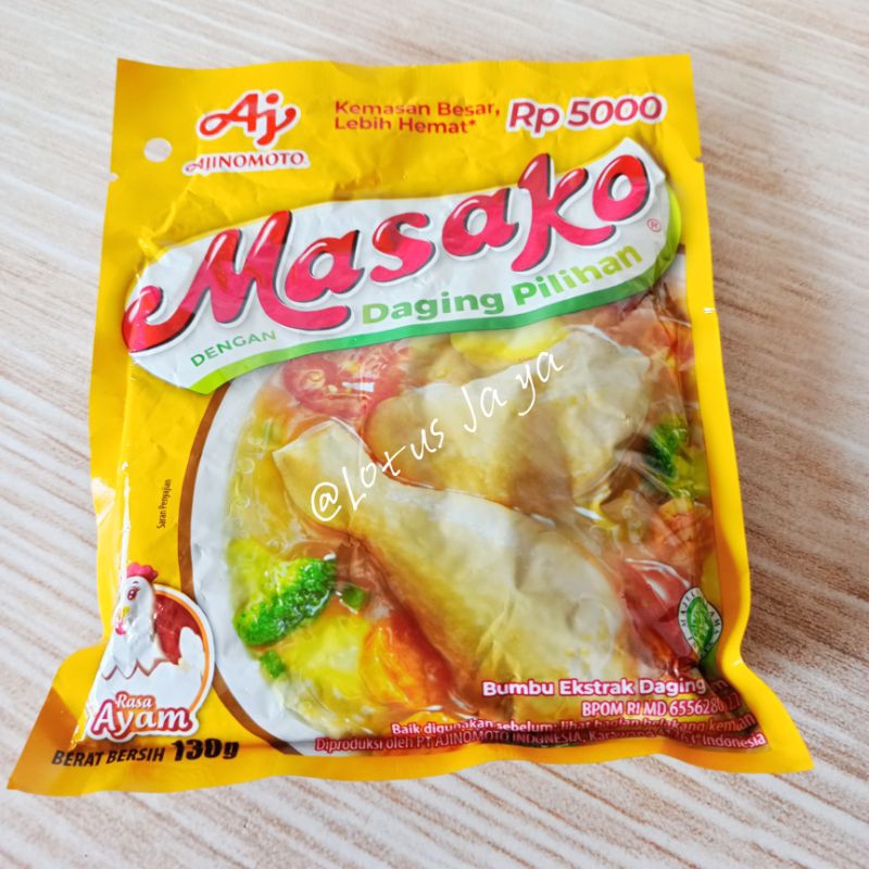 

Masako Kaldu Rasa Ayam 100gr