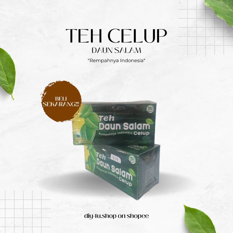 

READY BEST SELLER TEH CELUP DAUN SALAM REMPAHNYA INDONESIA