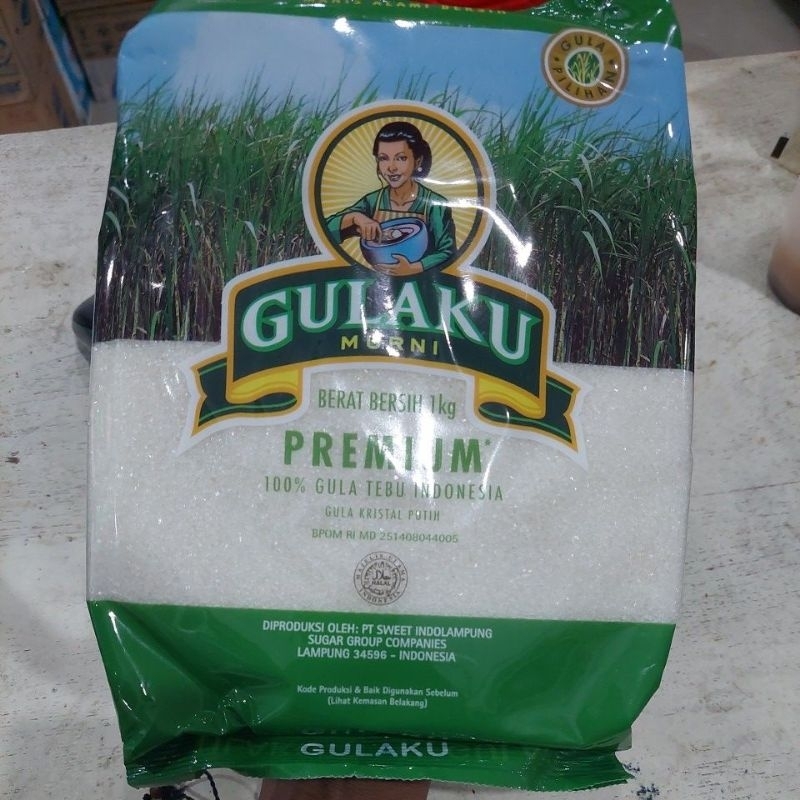 

GULAKU GULA TEBU PREMIUM 1KG