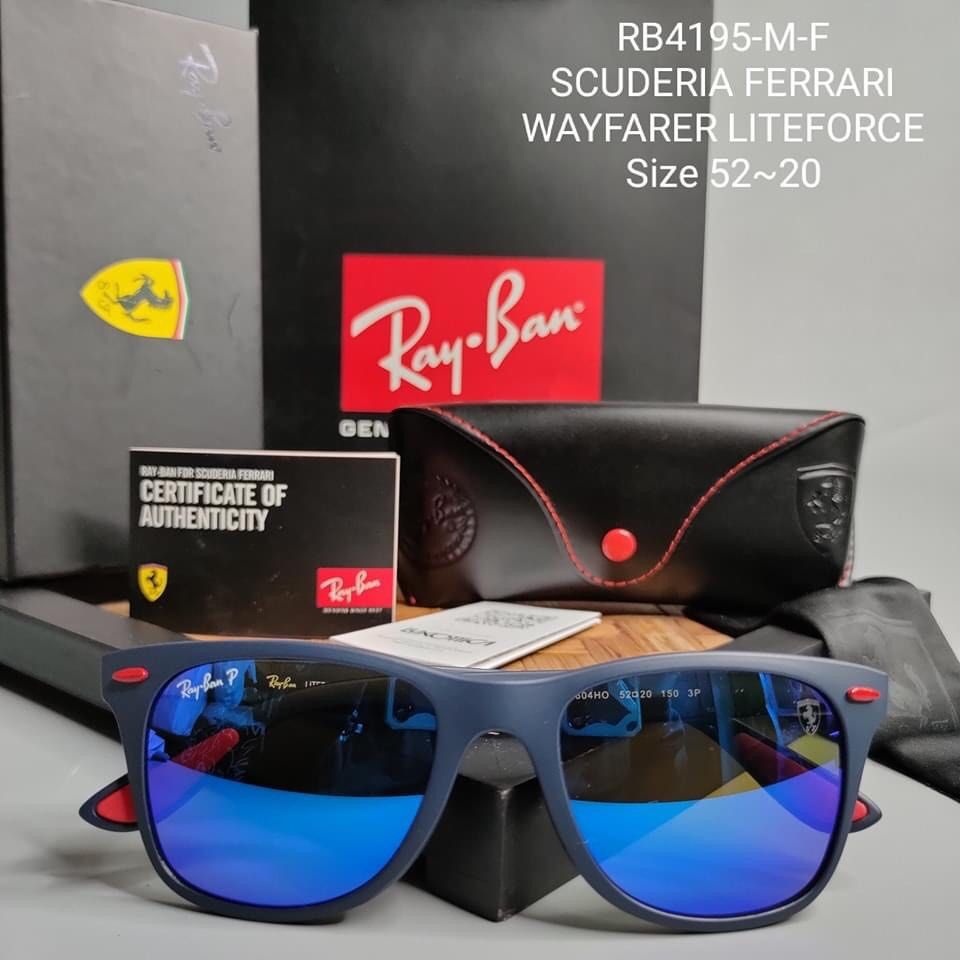 Kacamata Rayban RB4195 Ferrari Liteforce Original