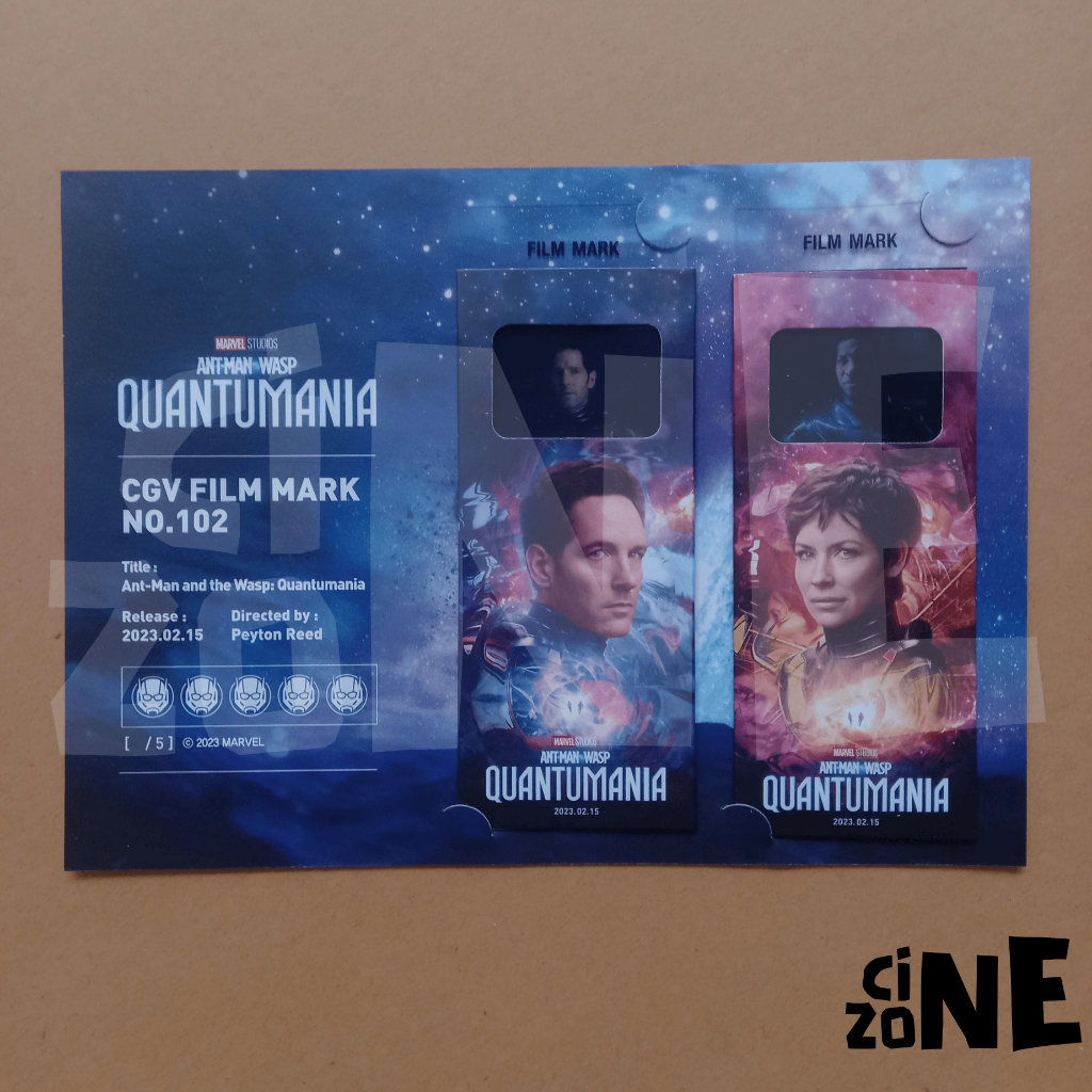 [ READY STOCK ] ANT-MAN AND THE WASP : QUANTUMANIA FILM MARK COLLECTIBLE TICKET CGV KOREA