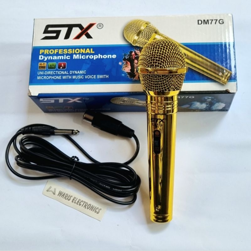 Mic Mikrofon STX DM77G Gold Dynamic Microphone