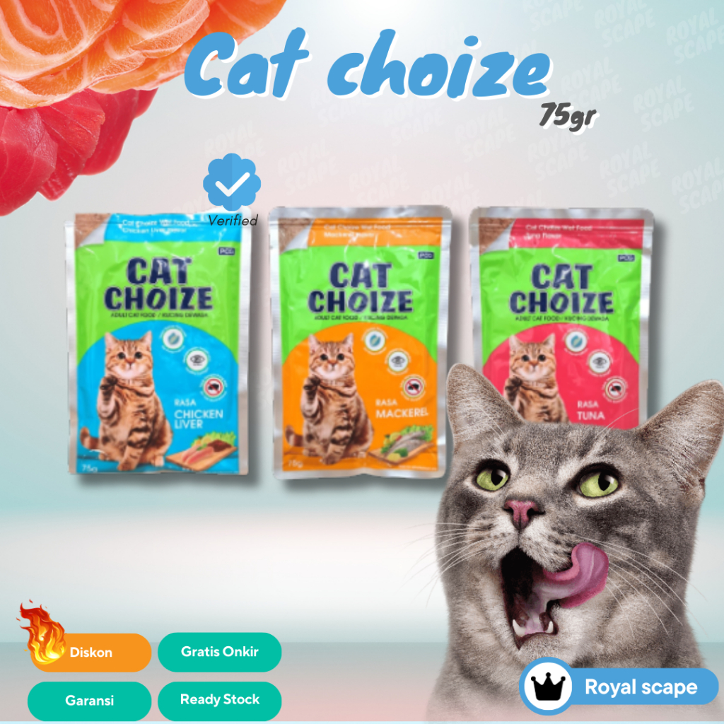 Cat wet food Life cat, Ori cat, Cat choize