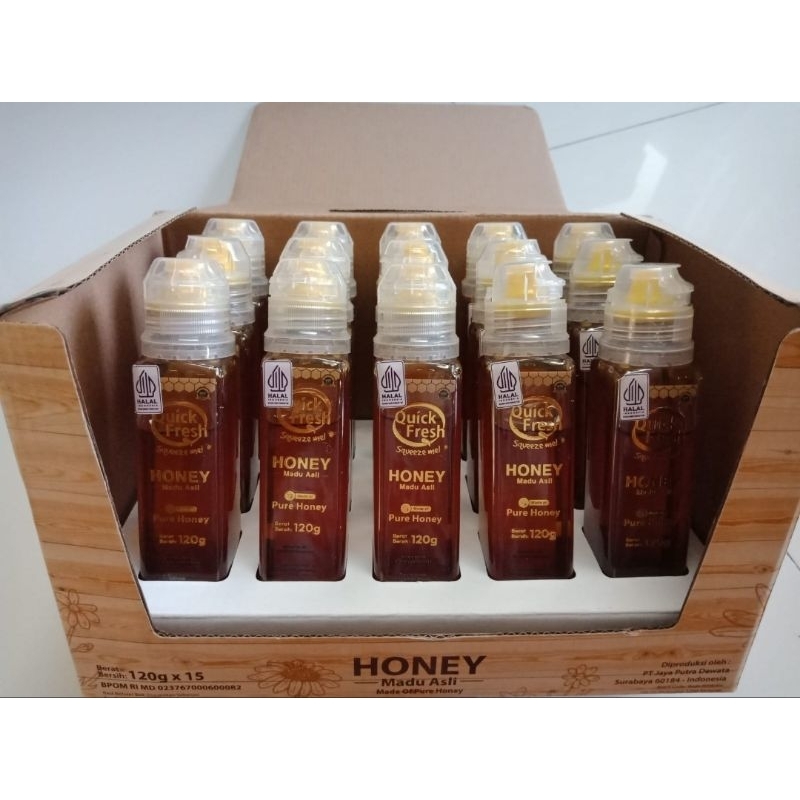 

quick fresh honey 120gr (with flip bottle)