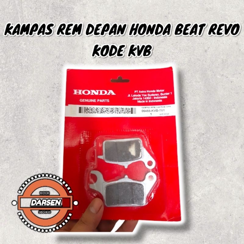 BEAT - KAMPAS REM DEPAN HONDA BEAT ORIGINAL AHM
