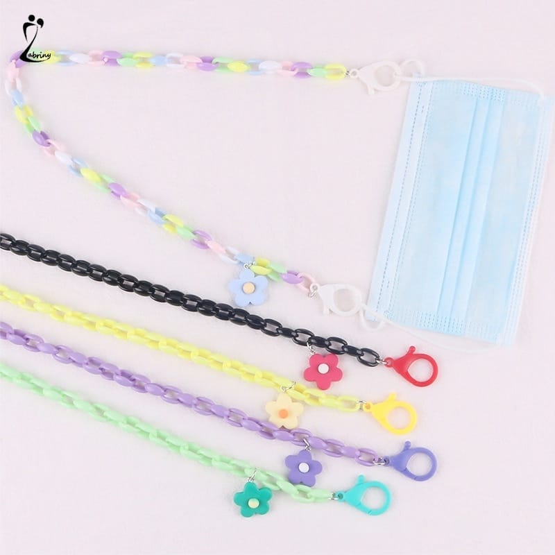 OKESTORE_PKU - Strap Masker / Connector / Besar / Kalung / Korea / Warna Warni / Murah / Premium / S