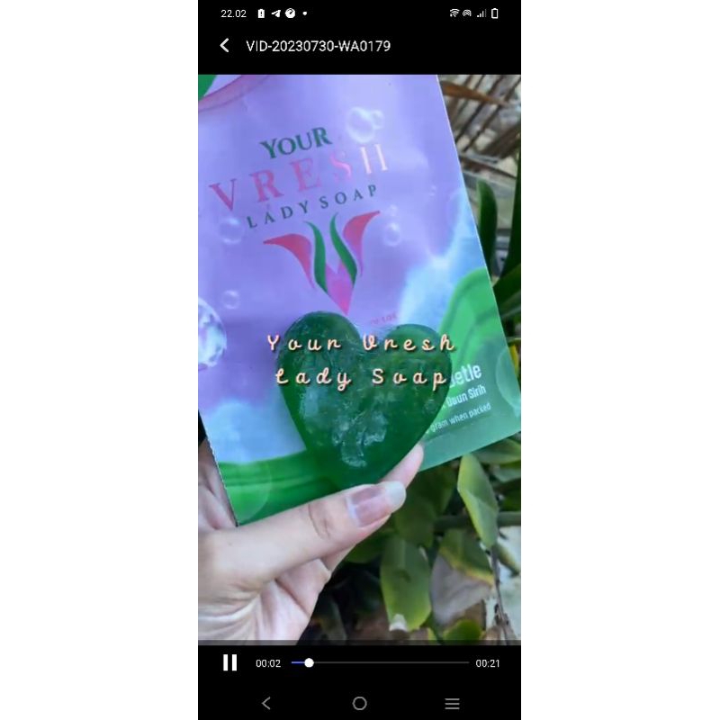 Your Vresh Lady Soap from Zisu Glow