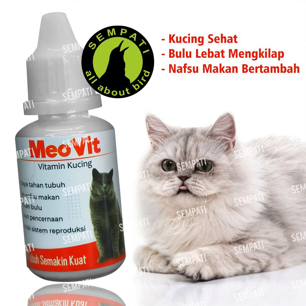 SEMPATI Meo Vit Vitamin Bulu Kucing Obat Gemuk Penggemuk Nafsu Makan Kucing Multivitamin Daya Tahan 