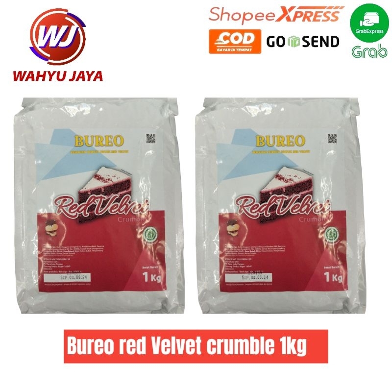 

Bureo red Velvet bubuk crumble 1kg