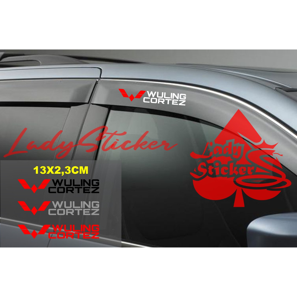 Cutting sticker talang air cortez sticker cover talang air mobil wuling cortez