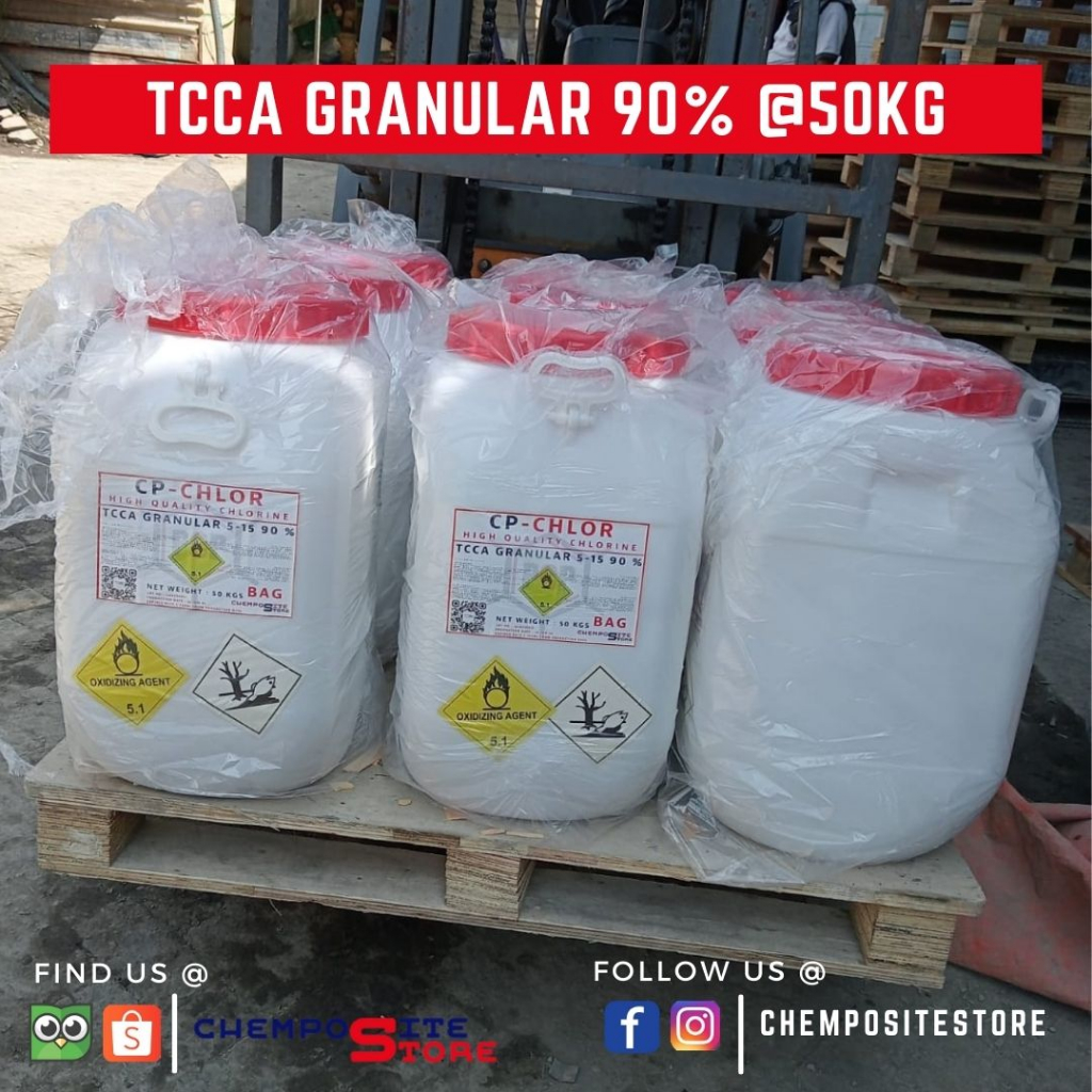 Klorin granular / kaporit granular / tcca granular 90% 50kg PAIL