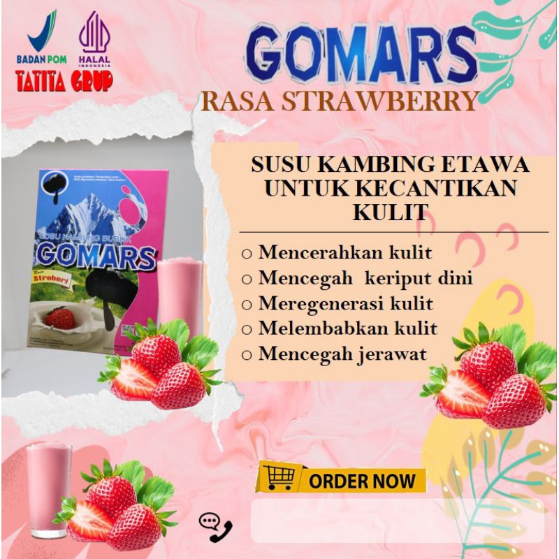 

SUSU KAMBING ETAWA BUBUK BERBAGAI RASA ORIGINAL/COKLAT/STROWBERI/KOPI DAN GULA AREN