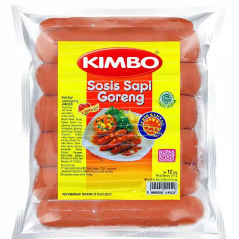 

Kimbo Sosis Daging Sapi Goreng 12's/pack