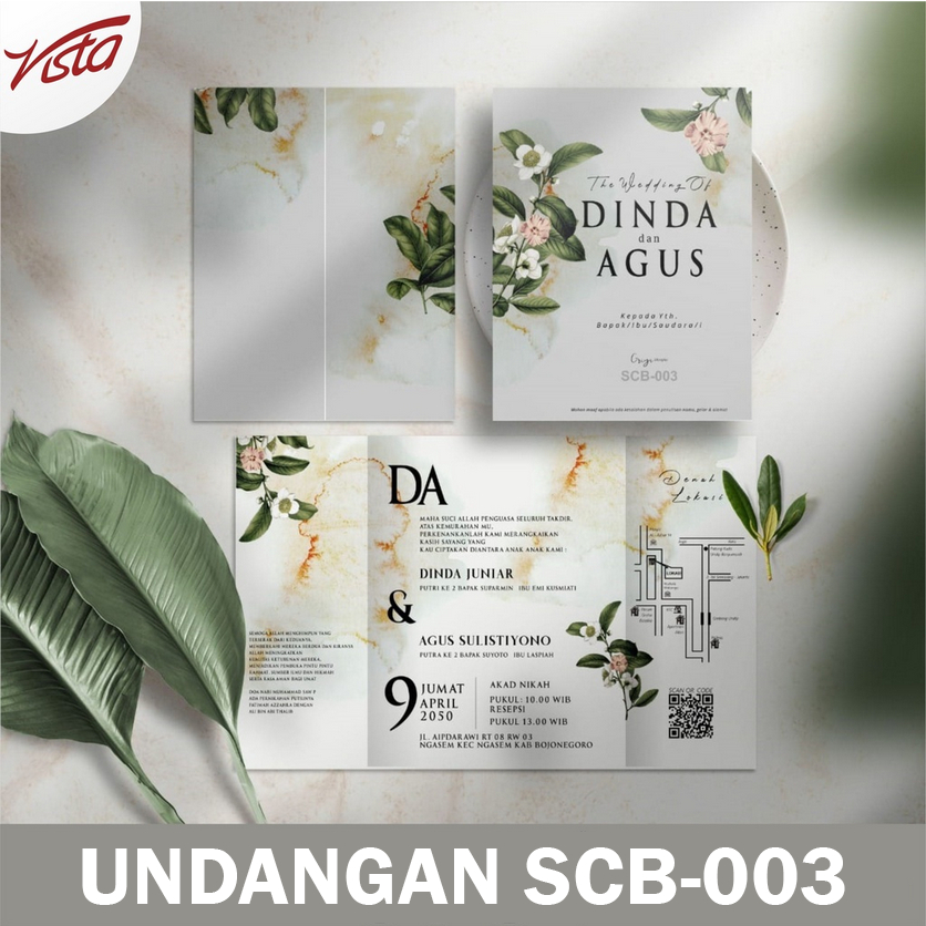 Blangko Undangan Pernikahan Griya SCB-003 | vistakertas