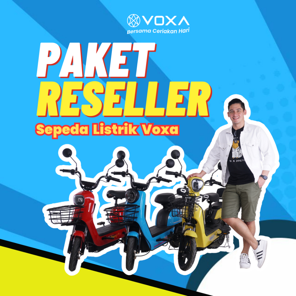 PAKET RESELLER 8 UNIT SEPEDA LISTRIK VOXA