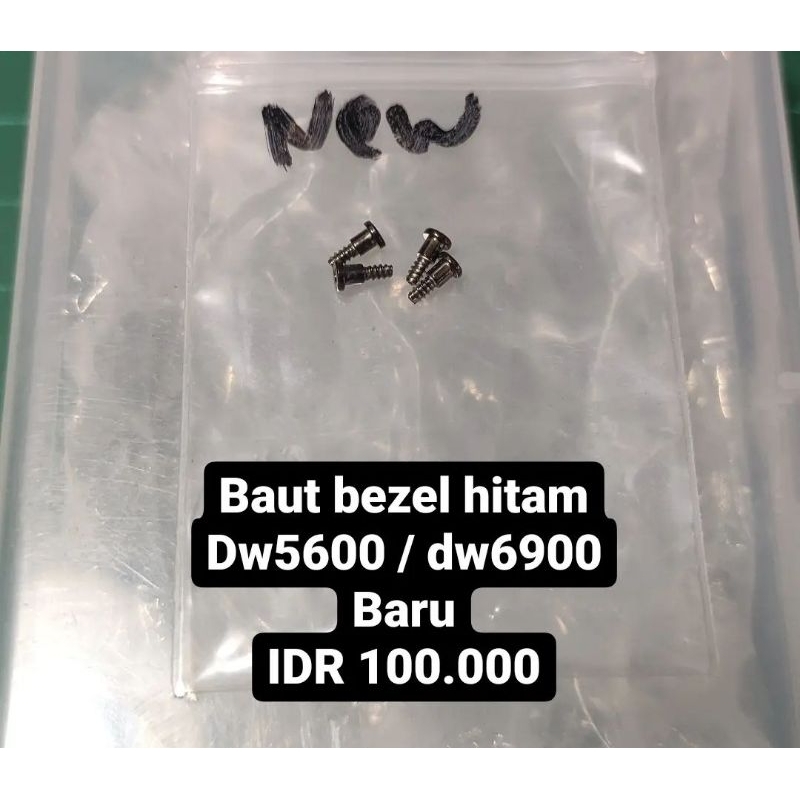 baut bezel dw5600 dw6900 hitam original