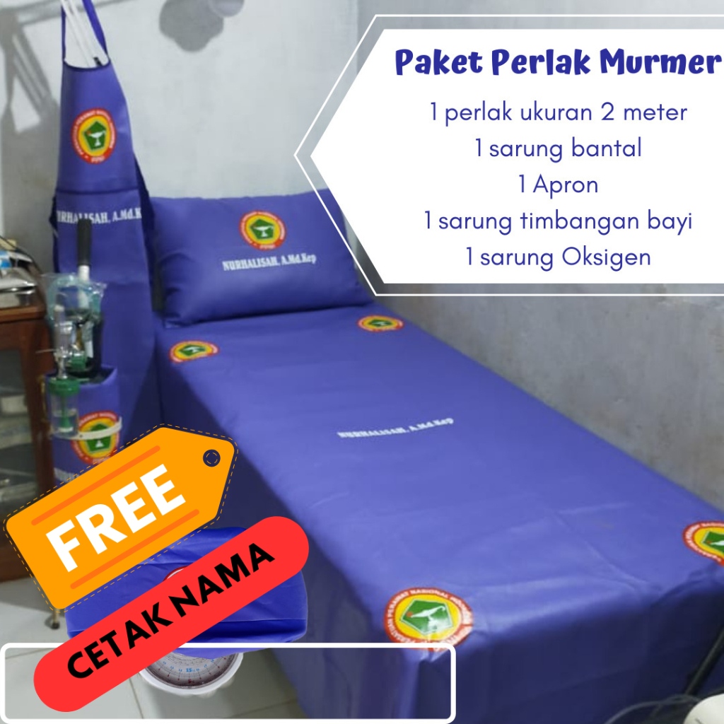 PAKET  FULL SET PERLAK WATERPROOF JUMBO , PERLAK MEDIS, PERLAK DEWASA, PERLAK LANSIA FREE SABLON NAM
