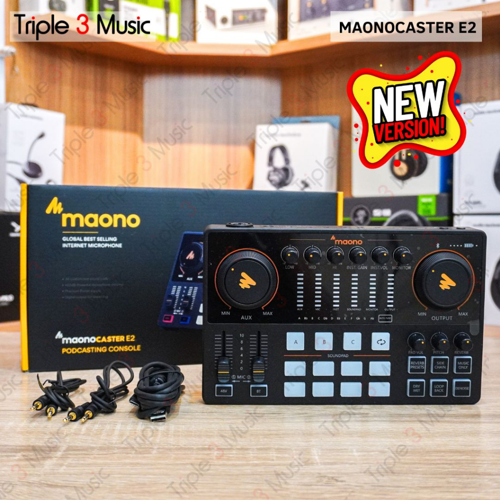 Maono E2 Maonocaster AME2 Soundcard streaming podcast