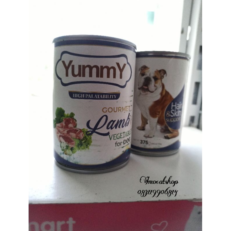 yummy dog makanan wet food doggy kemasan kaleng