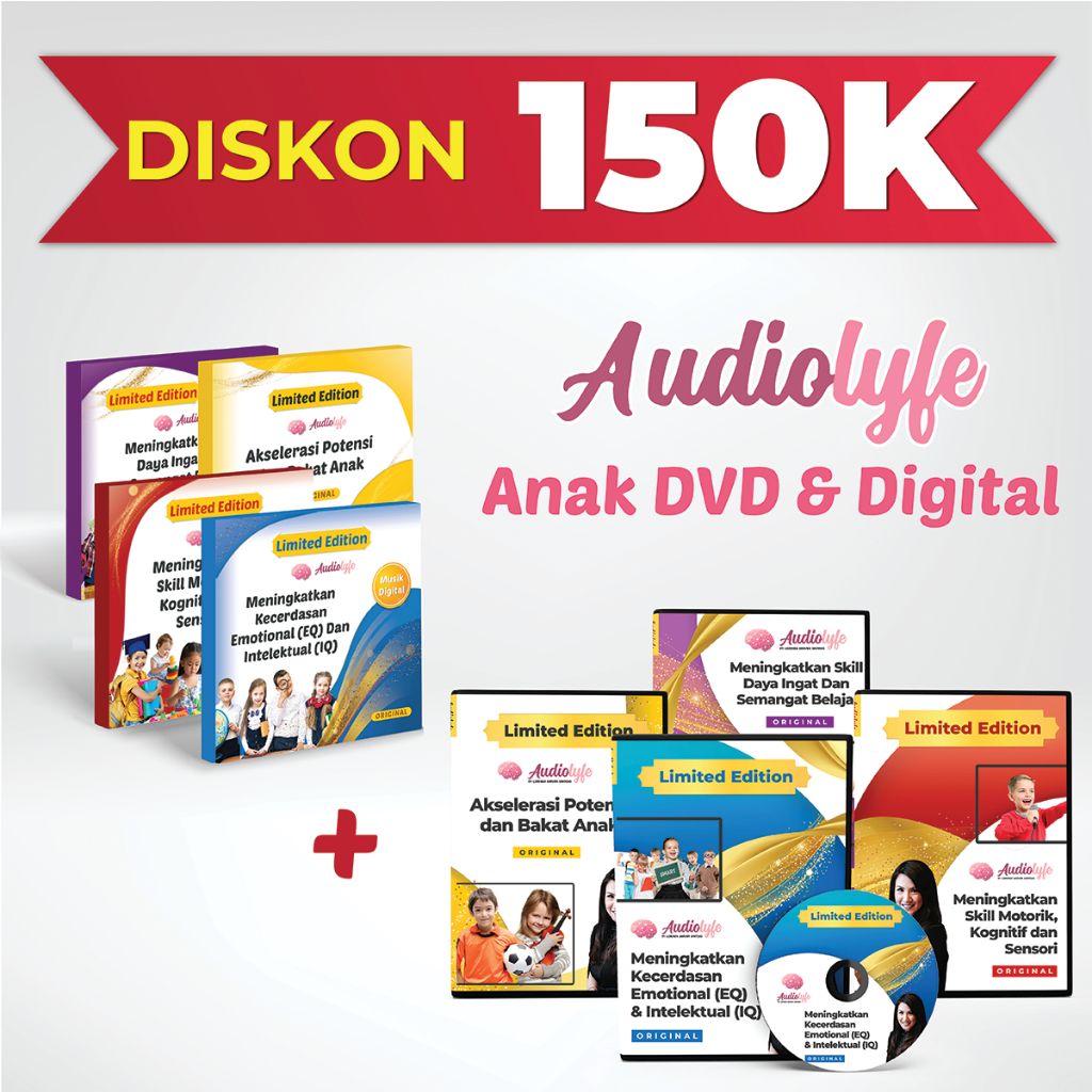 Bundling (Digital + DVD) Audiolyfe Stimulasi Otak Anak