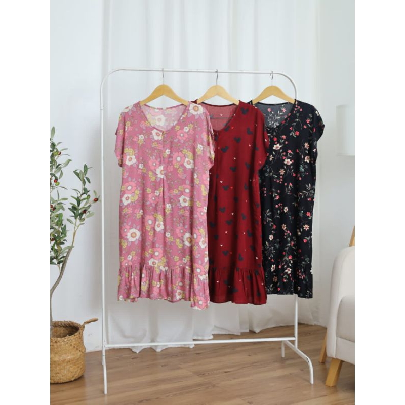 DASTER BUSUI RUFFLE PENDEK |DASTER BUSUI SELUTUT