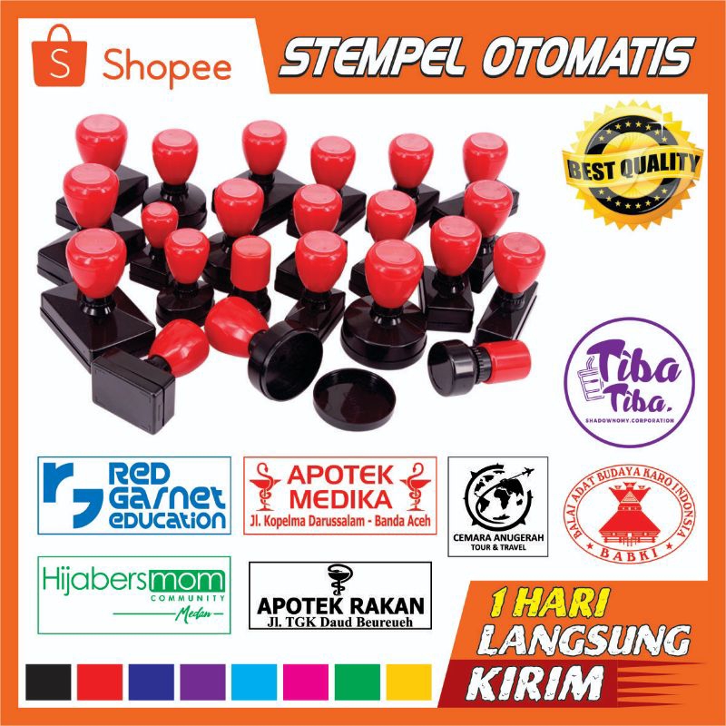 

Stempel 1 warna, Stempel Lunas, Stempel Logo