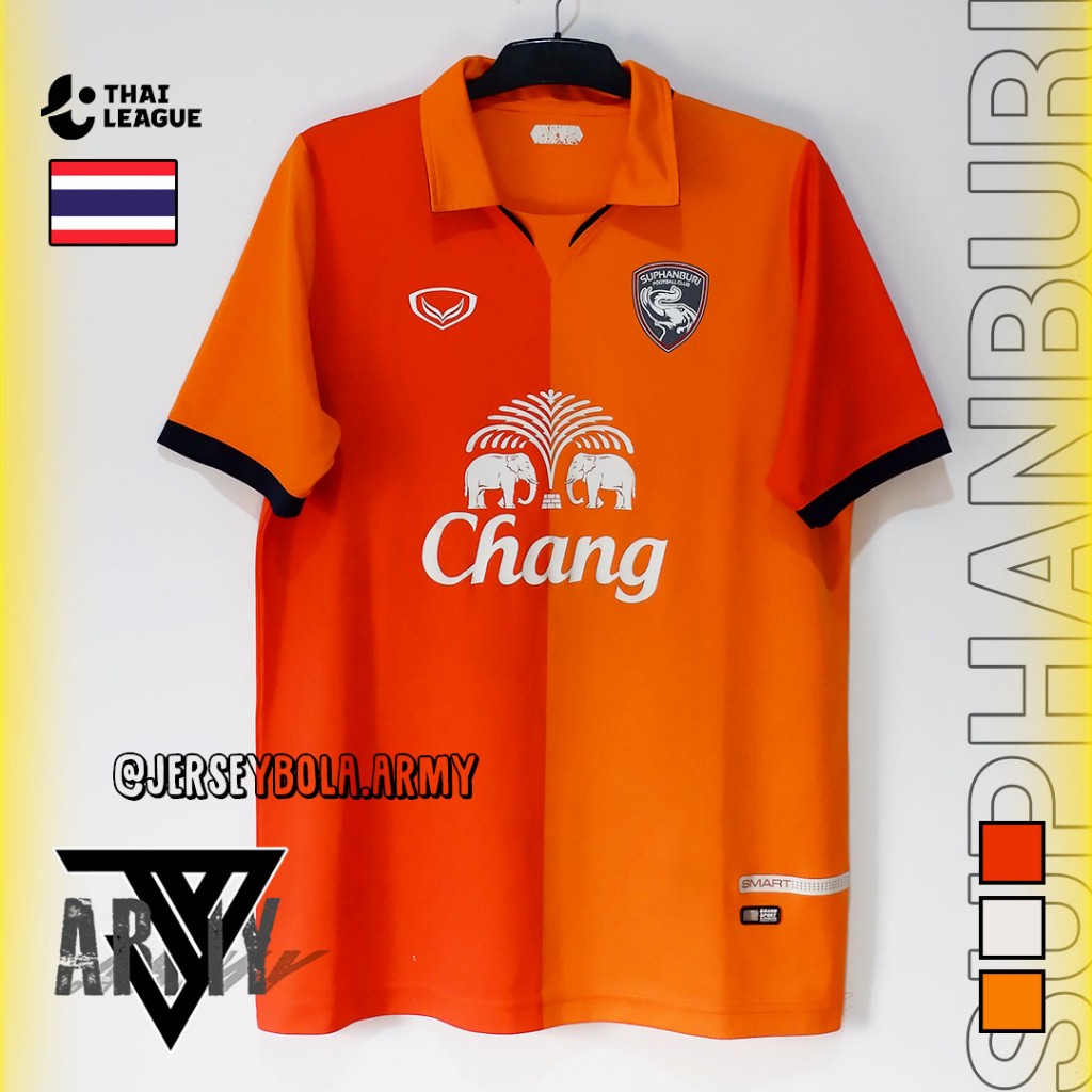 JERSEY BOLA SUPHANBURI FC THAILAND 2014/2015 AWAY KIT ORIGINAL