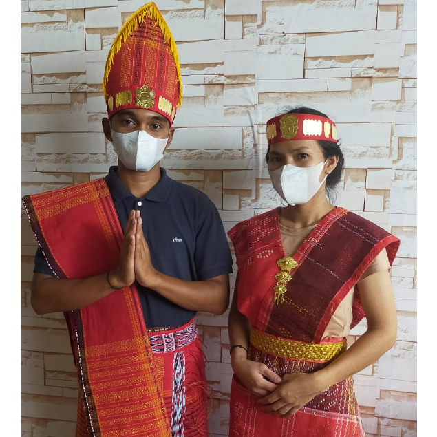 paket ulos batak couple prawed / prawedding