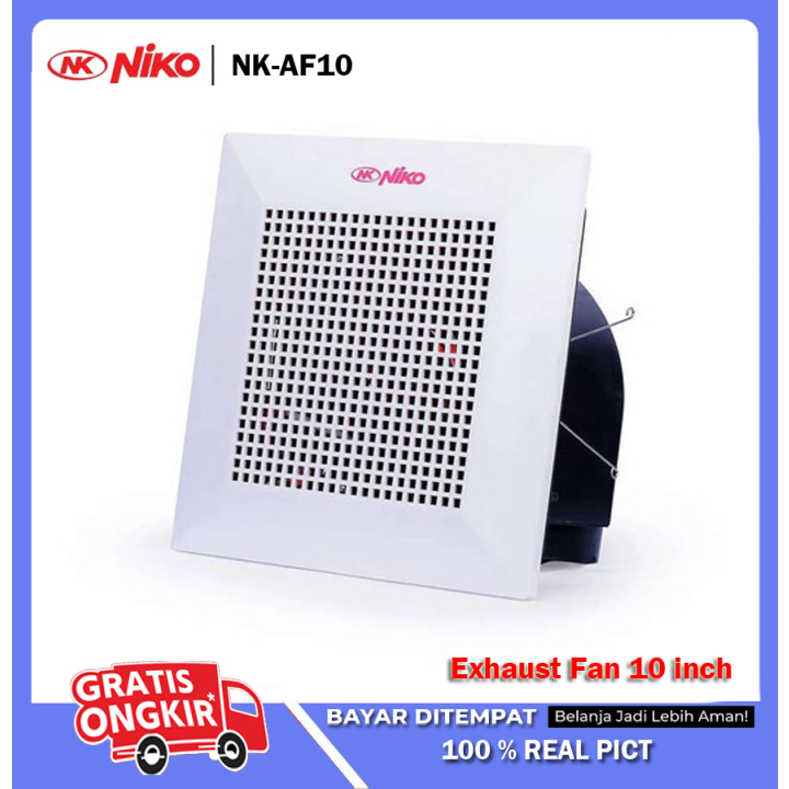 Niko NK-AF10 Exhaust Fan 10 inch - kipas angin Plafon NK AF10