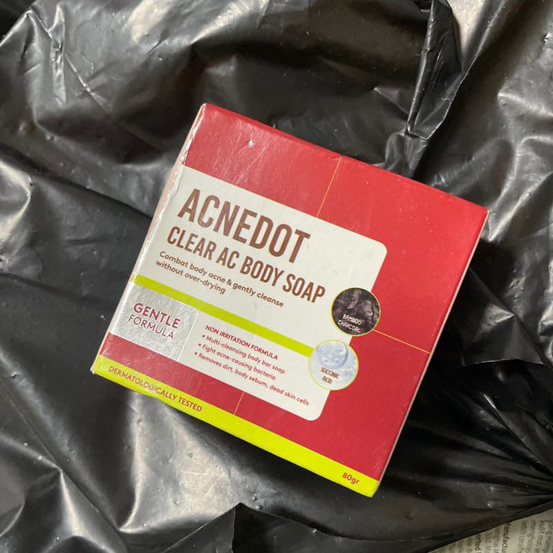 (NEW ORI) SOMETHINC ACNEDOT ACNE CLEAR AC BODY SOAP SABUN BADAN BACK ACNE BACNE BACKNE JERAWAT BODY 