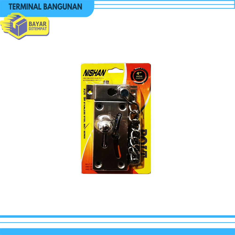 Grendel Rantai Nishan Grendel Pintu Slot Rumah