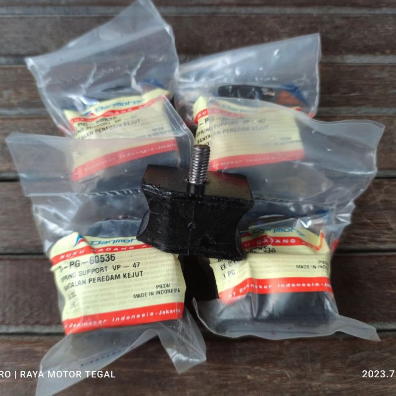 karet shock belakang atas vespa